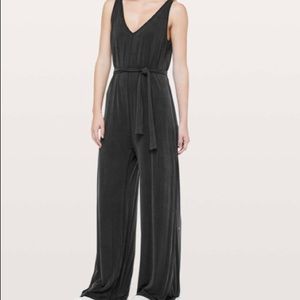 Lululemon Principal Dancer Jumpsuit Black Sz 6 LN